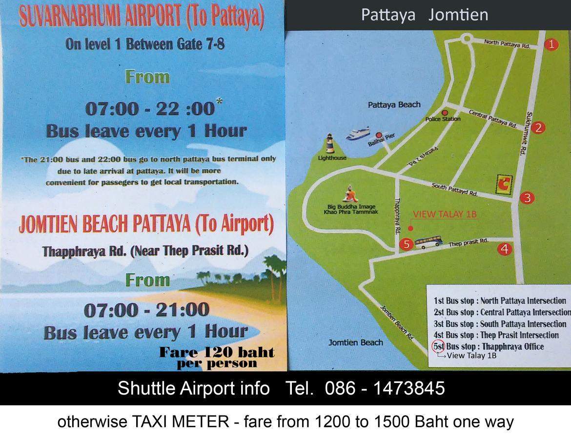 View Talay 1 Jomtien Apartment Pattaya Exterior foto